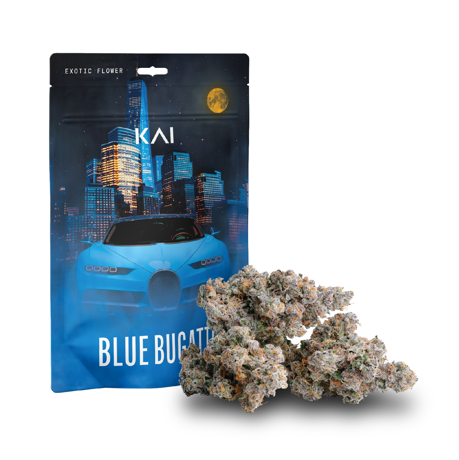 Photograph of product: KAI OUID! | Prepackaged | Blue Bugatti - 3.5g