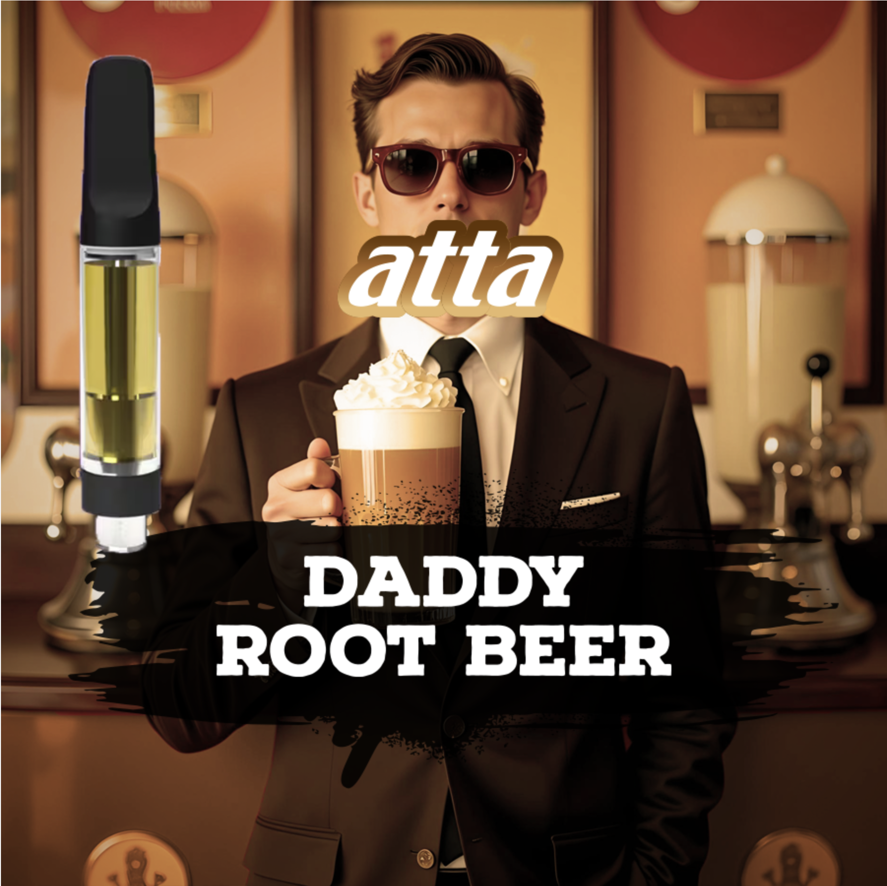 Photograph of product: Atta Daddy's Root Beer Cart | 1g