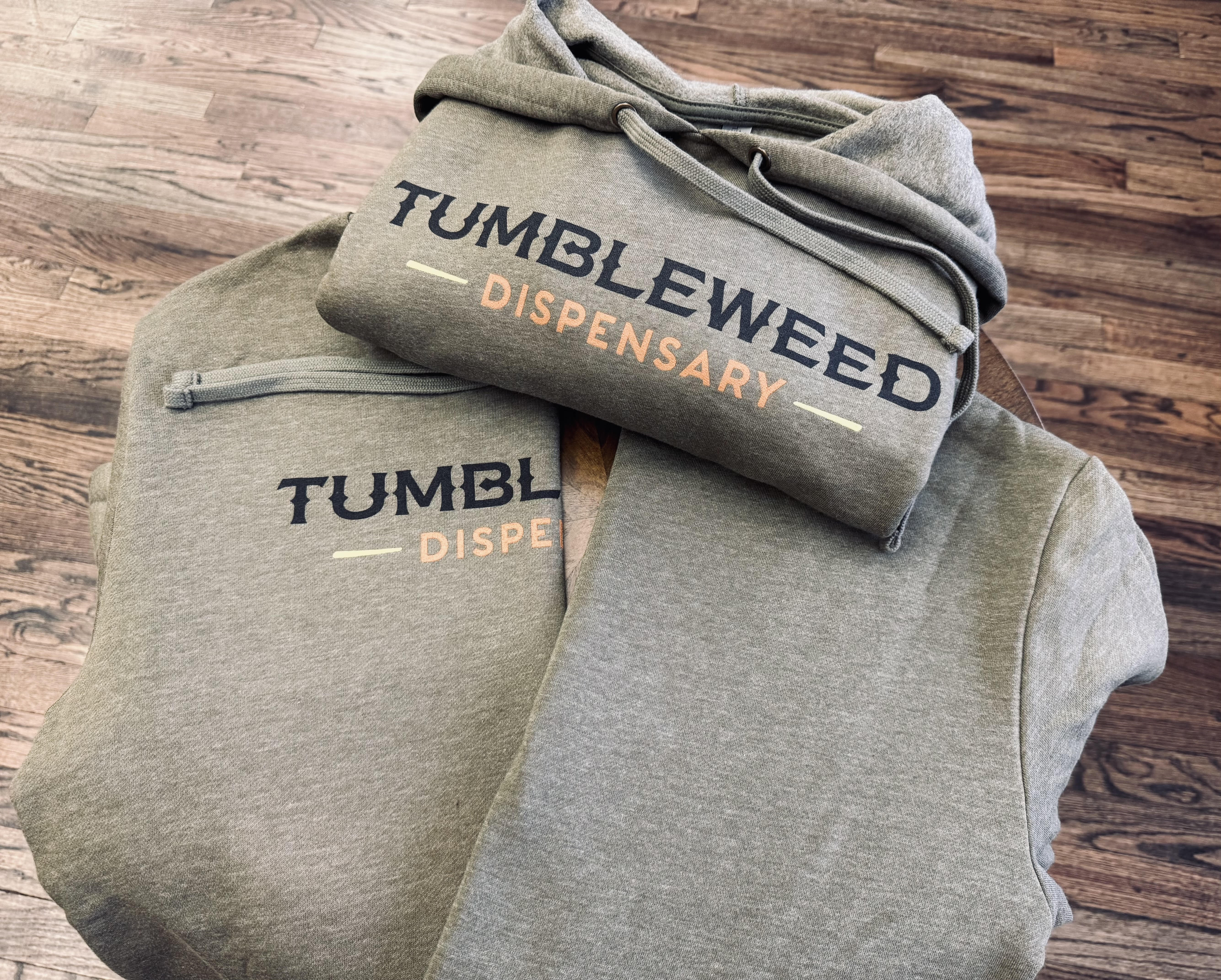 Photograph of Product: Tumbleweed Hoodie | Olive Green - | Medium