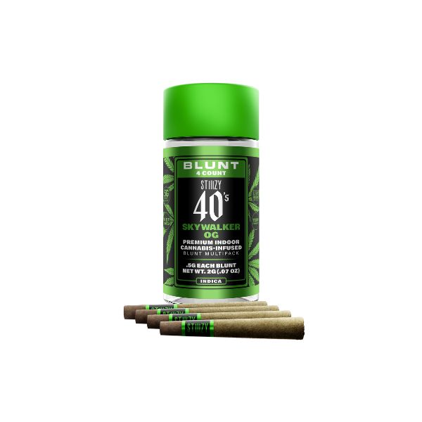 Photograph of product: Stiiizy 40's Skywalker OG Infused Blunt 4pk