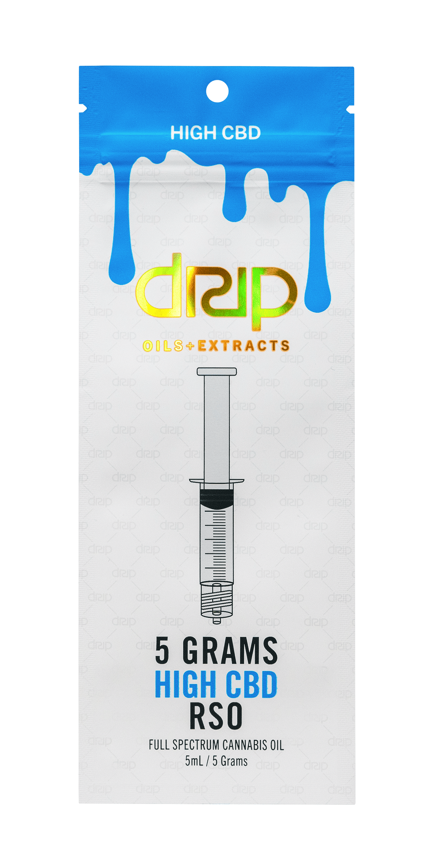 Photograph of product: 5g RSO Syringe