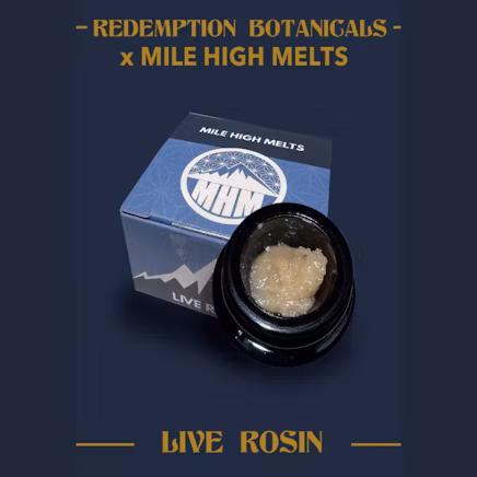 Photograph of product: REDEMPTION BOTANICALS Live Rosin 1g: Pablo's Revenge