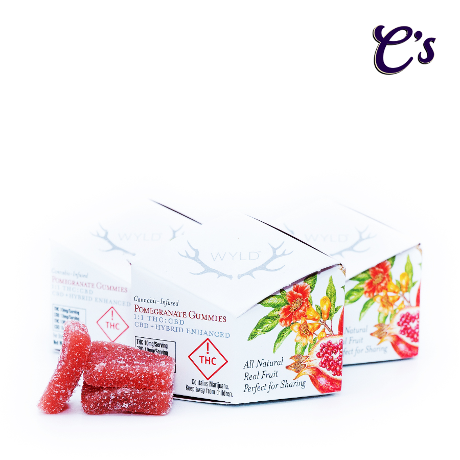 Photograph of product: Gummie (CBD 1:1) Pomegranate 100mg