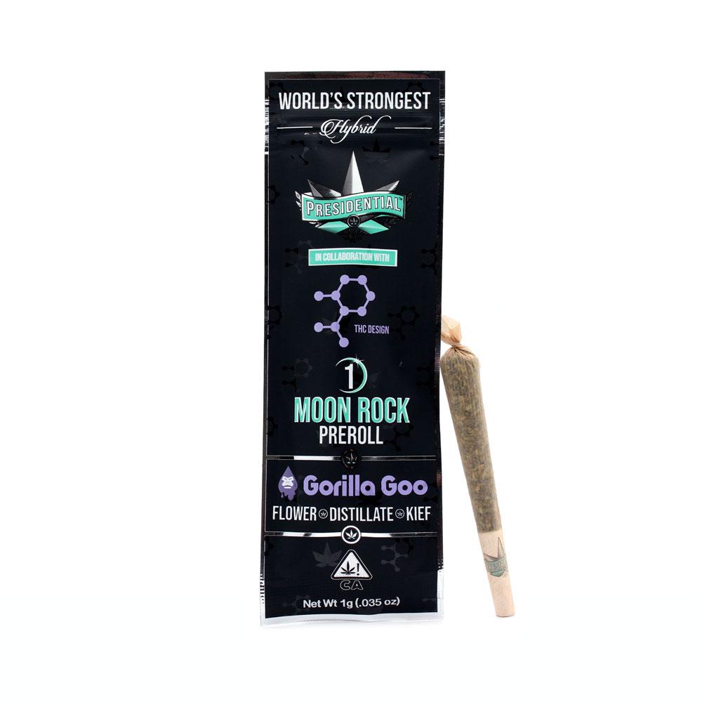 Photograph of product: Presidential - Gorilla Goo TH-oui Design Preroll 1g