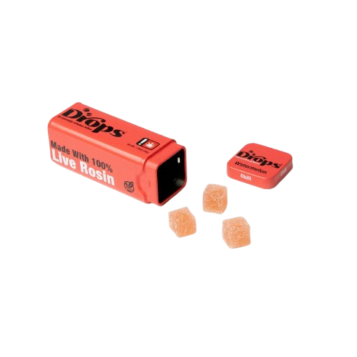 Photograph of product: Drops | Watermelon Gum Drops (20 Pack) | 100mg