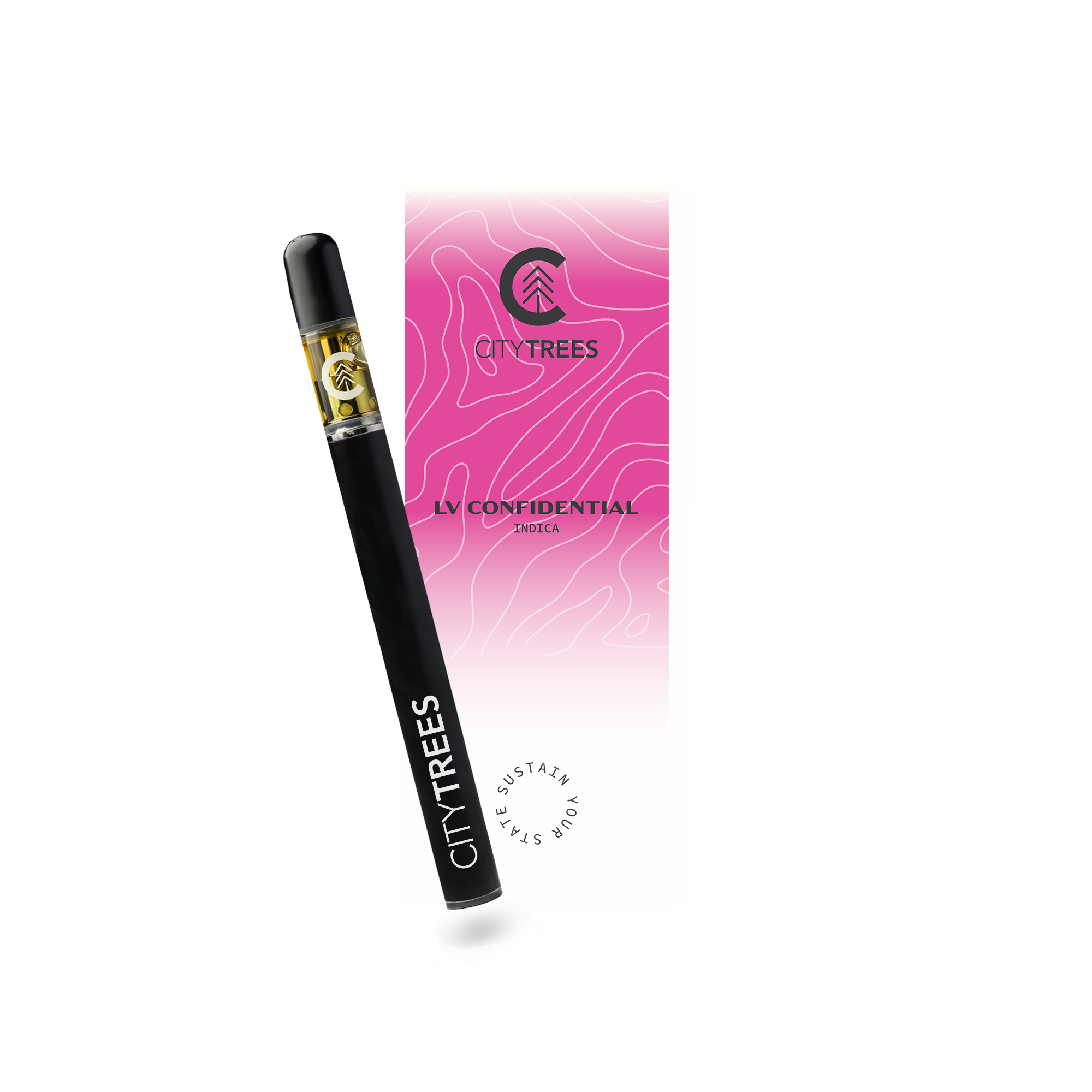 Photograph of product: City Trees LV Confidential Disposable Vape 850mg