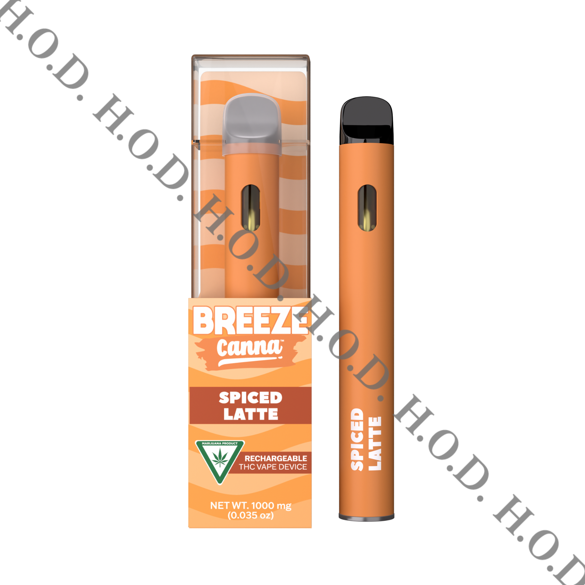 Photograph of product: Breeze Canna Spiced Latte Disposable 1g