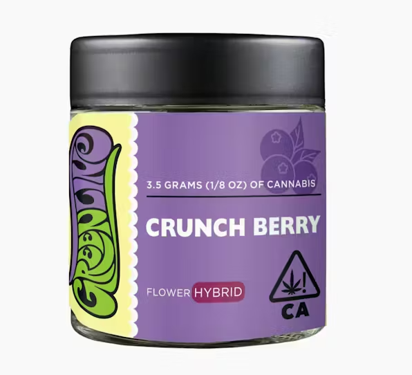 Photograph of product: Greenline Crunch Berry Hybrid Flower 3.5g