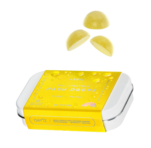 Photograph of Product: Yuzu | Hash Drops | 1thc : 1cbd | 20pk | 200mg (Mix & Match Bundle))