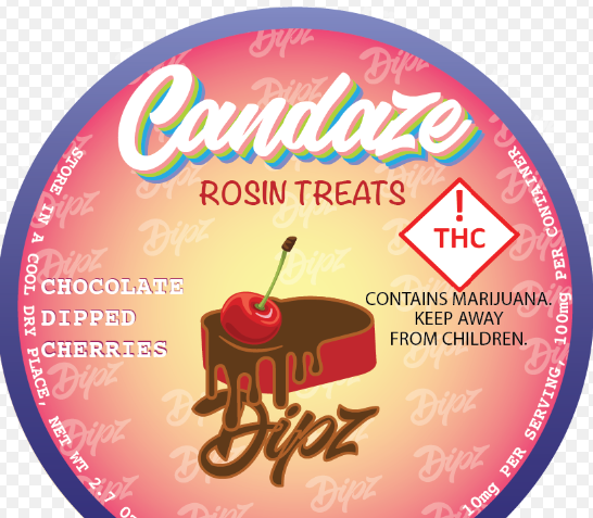 Photograph of product: Candaze Dipz - Chocolate Raspberry (S) 100mg