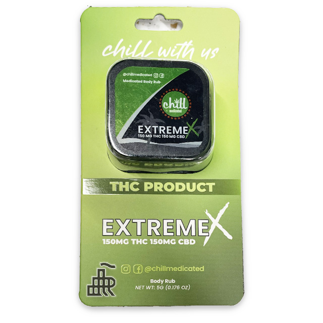Photograph of product: Extreme X | On The Go | 1:1 Thc:Cbd | 150mg : 150mg