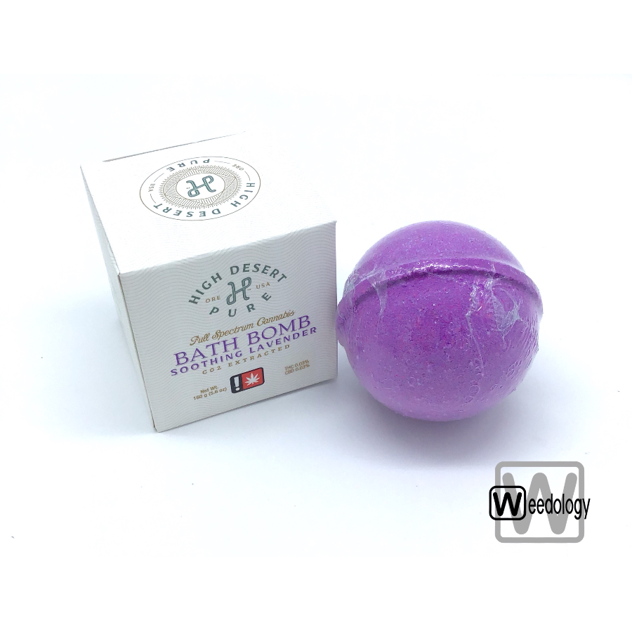Photograph of product: High Desert Pure 5.6oz SOOTHING LAVENDER Bath Bomb