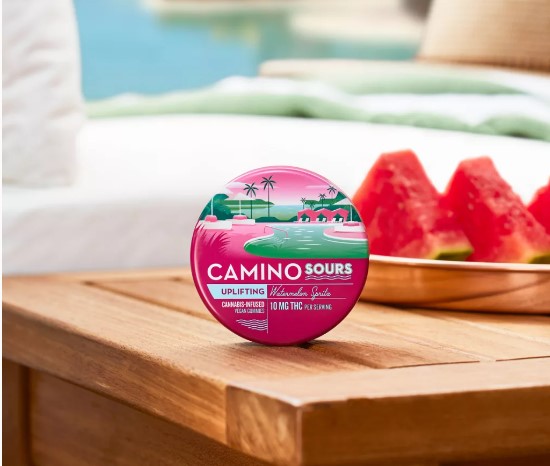 Photograph of product: Camino Watermelon Spritz Gummies 10 pack