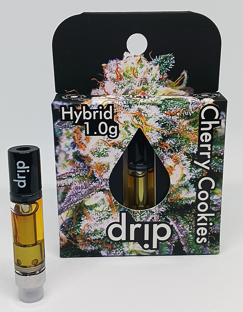 Photograph of product: Cherry Cookies | 1g 510 Cart | Drip