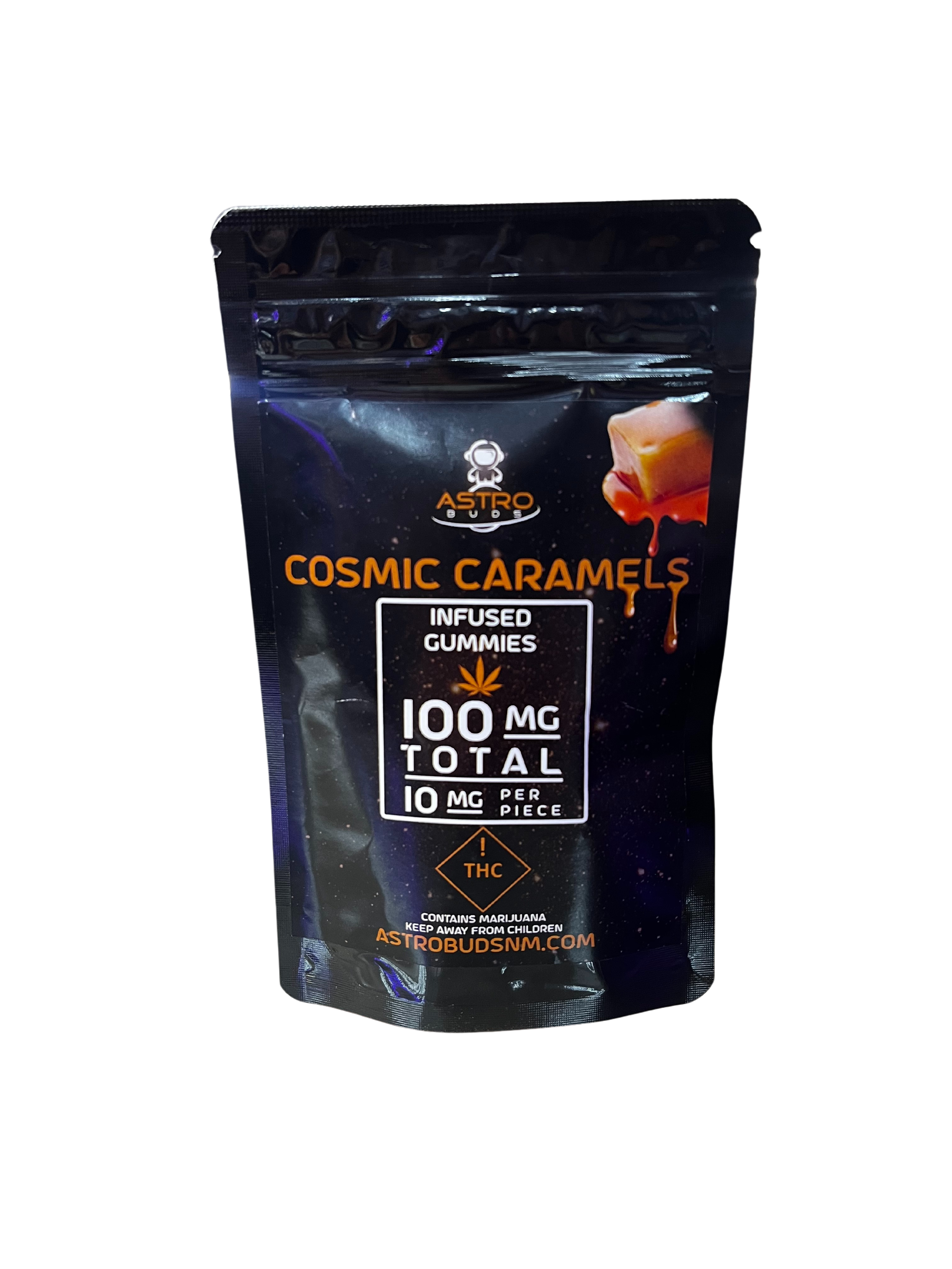 Photograph of product: Cosmic Caramels | Astro Buds | Edibles 100mg