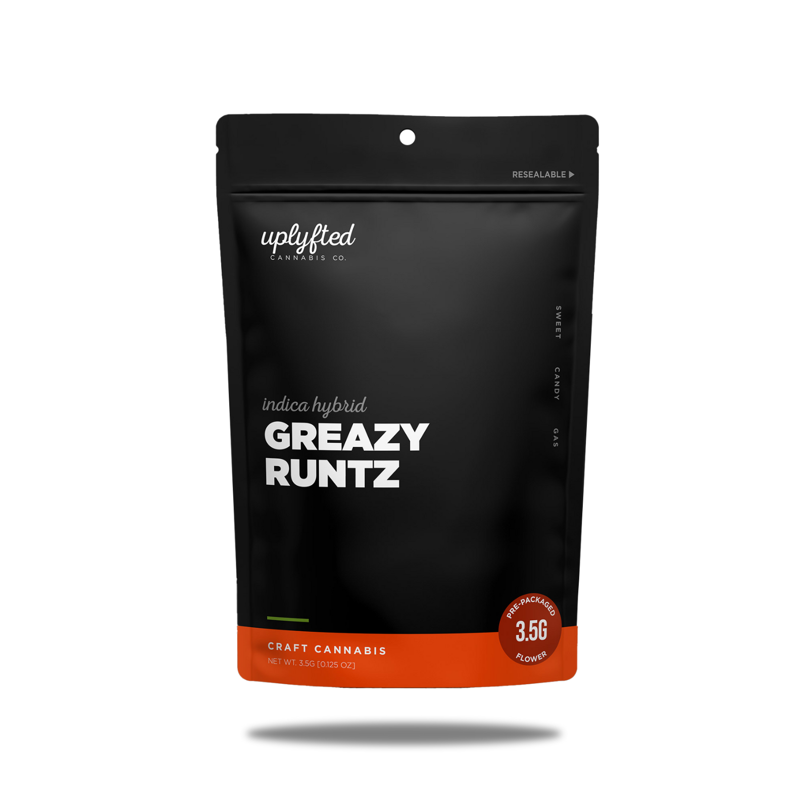 Photograph of product: 3.5G GREAZY RUNTZ PRE-PACKED