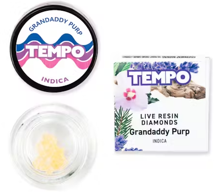 Photograph of product: Grandaddy Purp [I] - Live Resin Diamonds