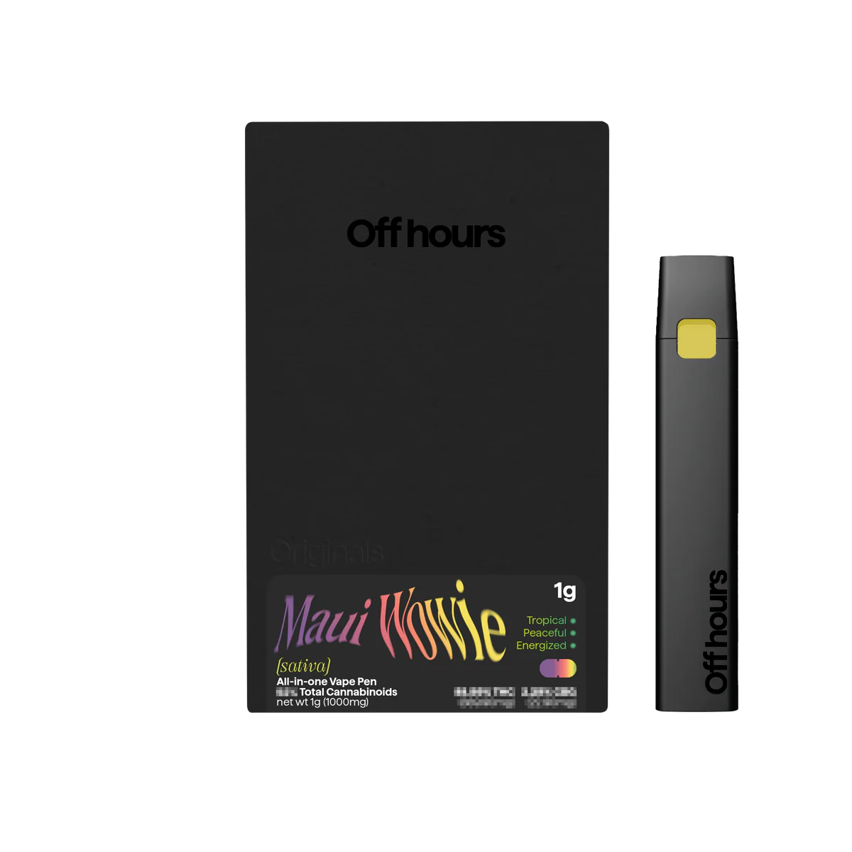 Photograph of product: Off Hours - Maui Wowie - AIO Vape Pen