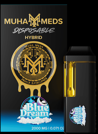 Photograph of product: Blue Dream (Hybrid) | Muha Meds | Disposable Vape