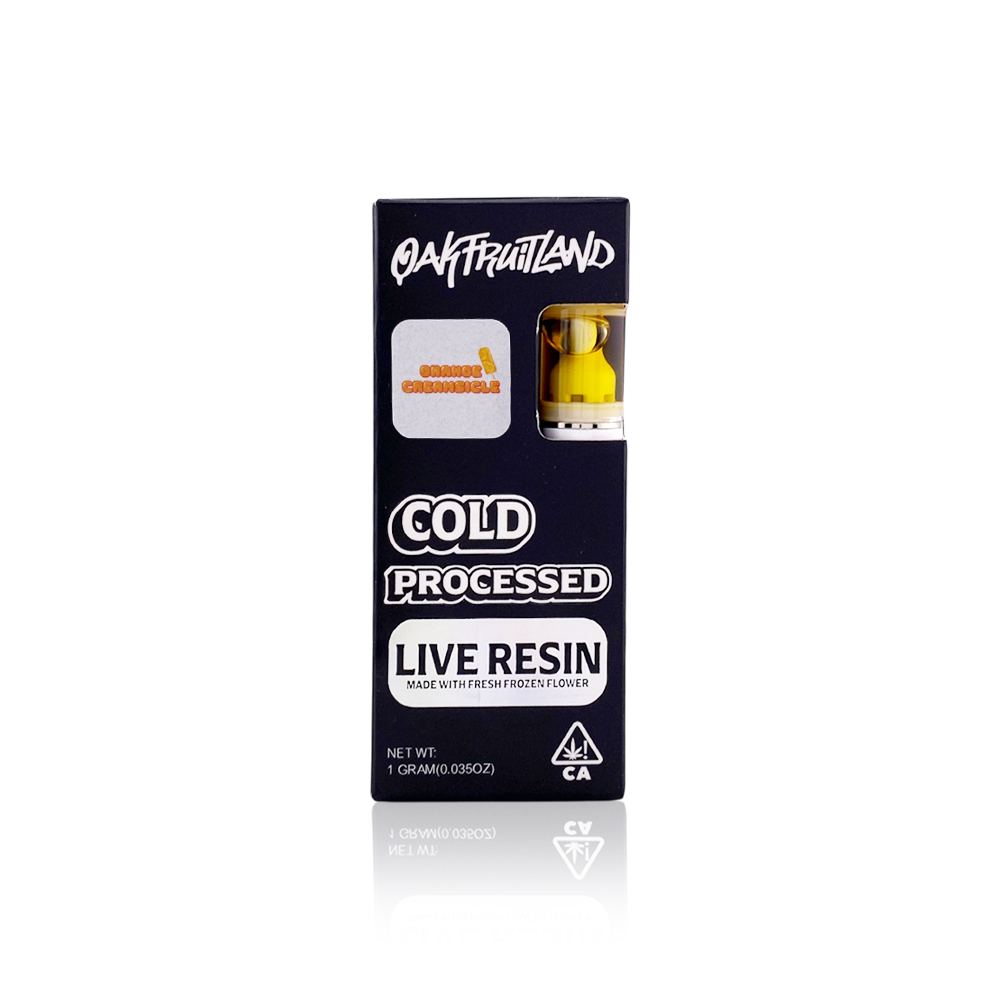 Photograph of product: OAKFRUITLAND - All In One - Orange Creamsicle - Live Resin - 1G