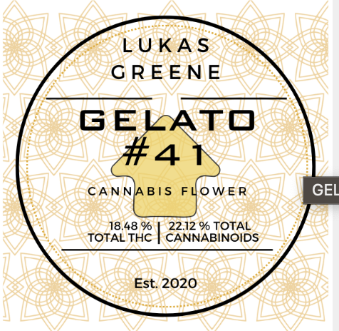 Photograph of product: Gelato #41 - 3.5g