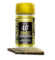 Photograph of product: Pineapple Express 40's Infused Mini Blunt 5 Pack | 2.5g