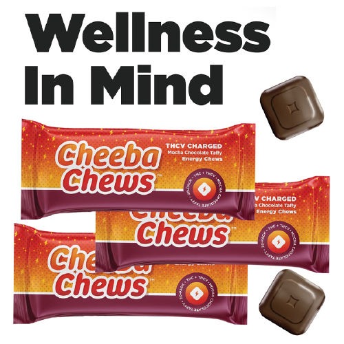 Photograph of product: Cheeba Chews -  TRIFECTA Caramel  1:1:1 CBG/CBD/TH-oui