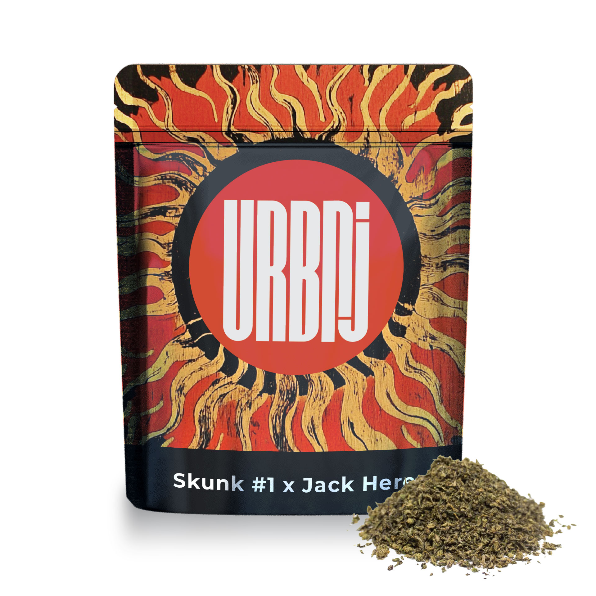 Photograph of product: URBNJ - Skunk #1 x Jack Herer Full Buds 5g