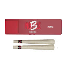Photograph of product: B Noble | Mimosa Kush Mints (H) | Pre-Rolls | 2ct | 2g