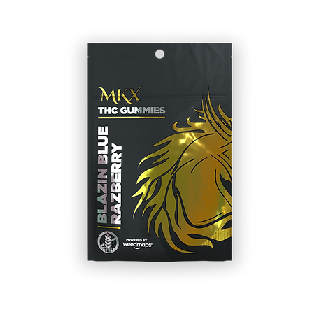 Photograph of Product: MKX - Gummies - 100mg - Blazin Blue Razberry