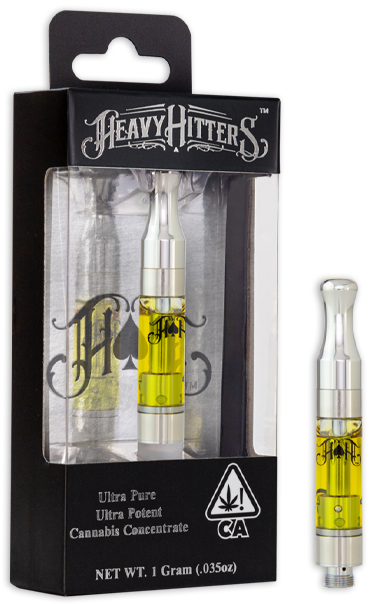 Photograph of product: Heavy Hitters | Screaming Orange | 1G Cartridge (H)