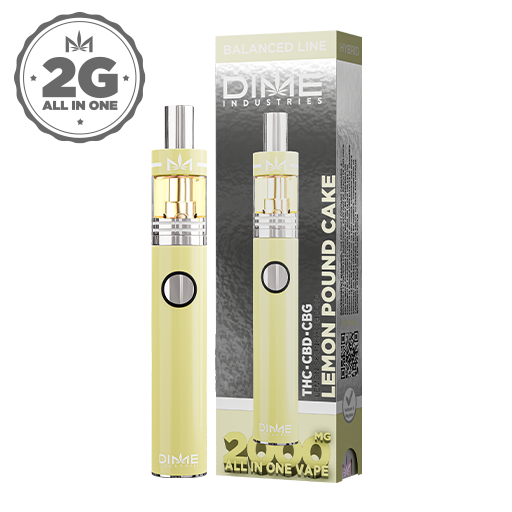 Photograph of product: Lemon Pound Cake TH-oui:CBD:CBG (Disposable) | 2g