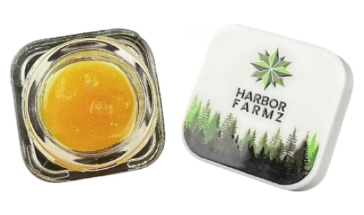 Photograph of product: Harbor Farmz Cured Resin Bubble Gum Chem 3.5G