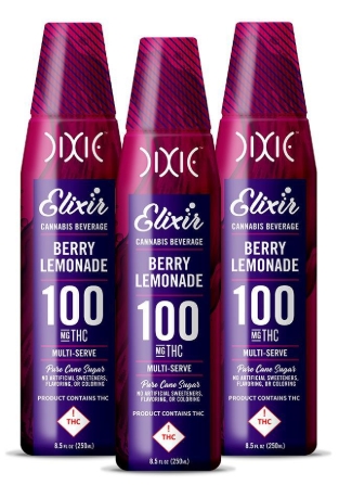 Photograph of Product: Dixie Berry Lemonade 100mg Beverage