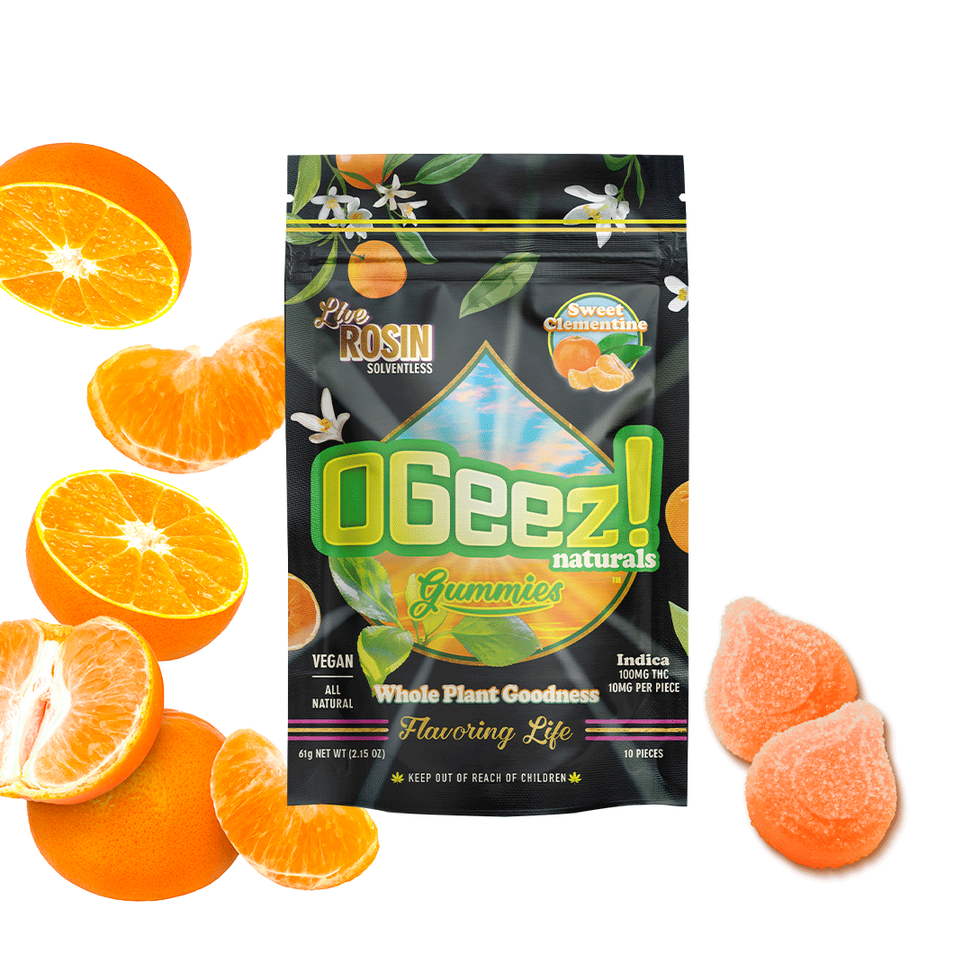 Photograph of product: Sweet Clementine | Rosin Gummies | 10 x 10mg