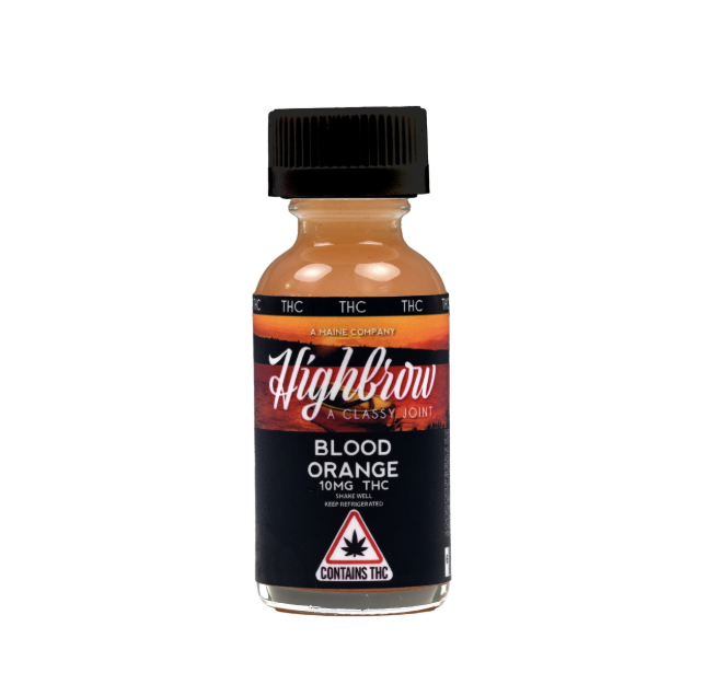 Photograph of product: Highbrow | Blood Orange | 10mg Nano Infused Mini Drink