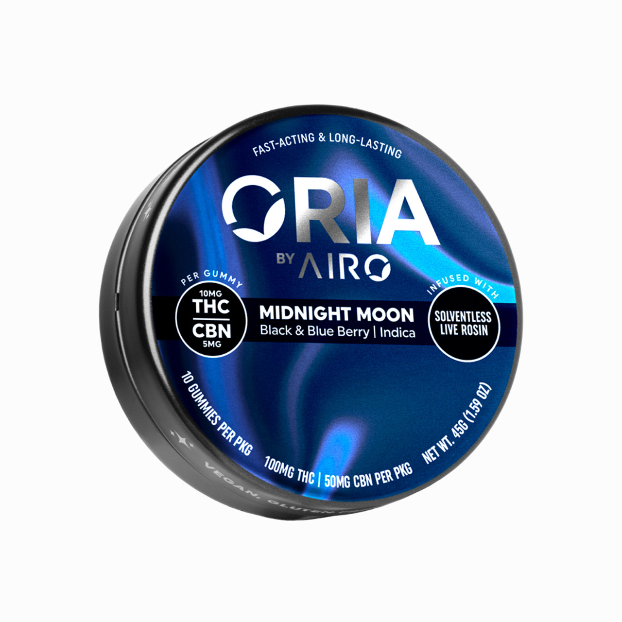 Photograph of product: Midnight Moon | 10pk Live Resin Infused Soft Lozenges