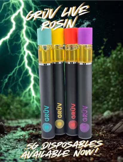 Photograph of product: GRUV - Wedding Pie - Live Rosin All-In-One Vape