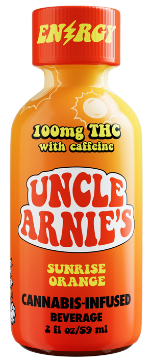 Photograph of product: Uncle Arnie's | Sunrise Orange Energy + Caffine | 2OZ