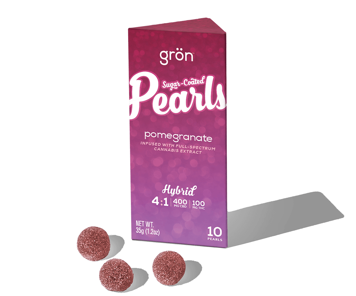 Photograph of product: AU - Pomegranate Pearls 4:1 100mg