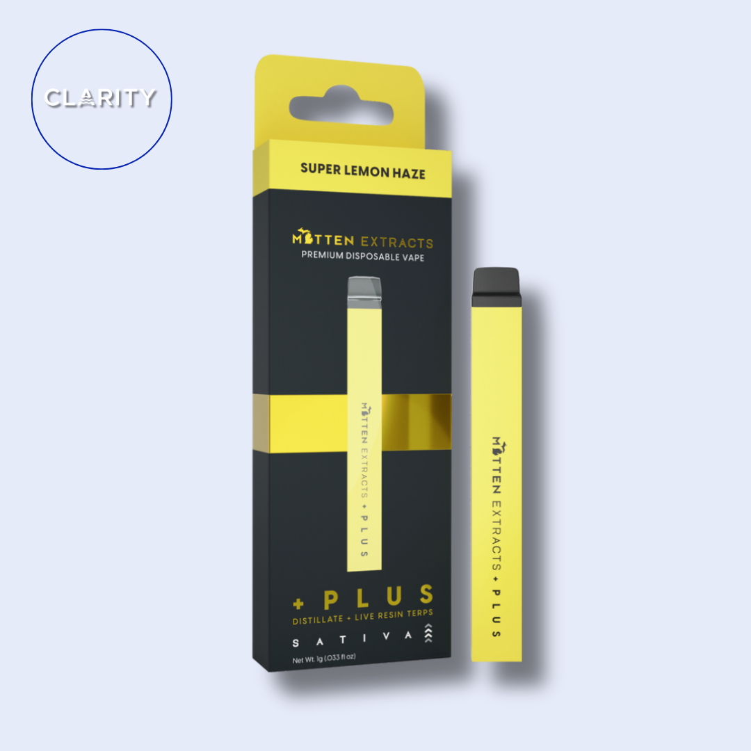 Photograph of product: Mitten Extracts Disposable | Super Lemon Haze