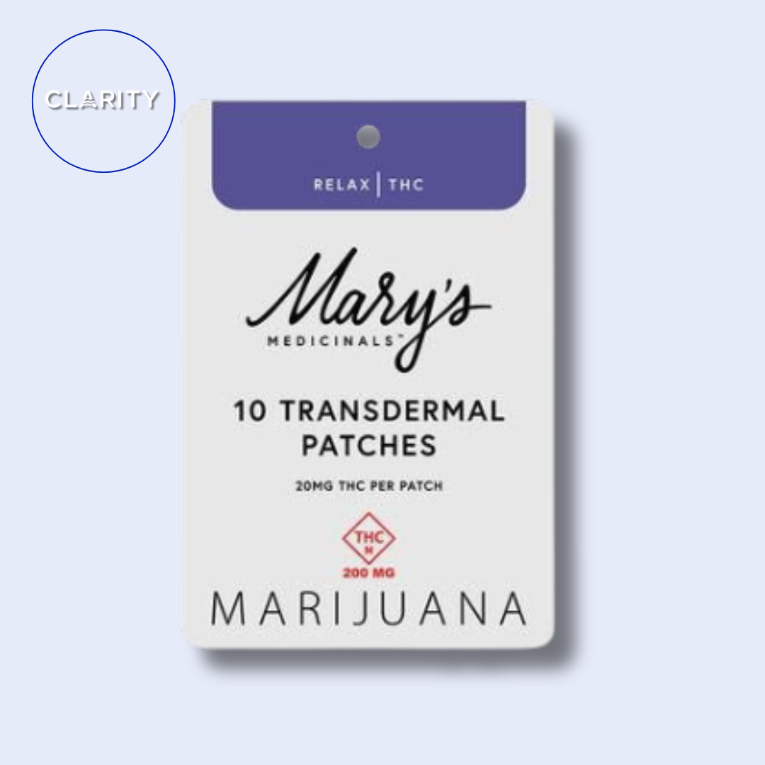 Photograph of product: Mary's Medicinals Transdermal Patches Oui'd 200mg (10pk)