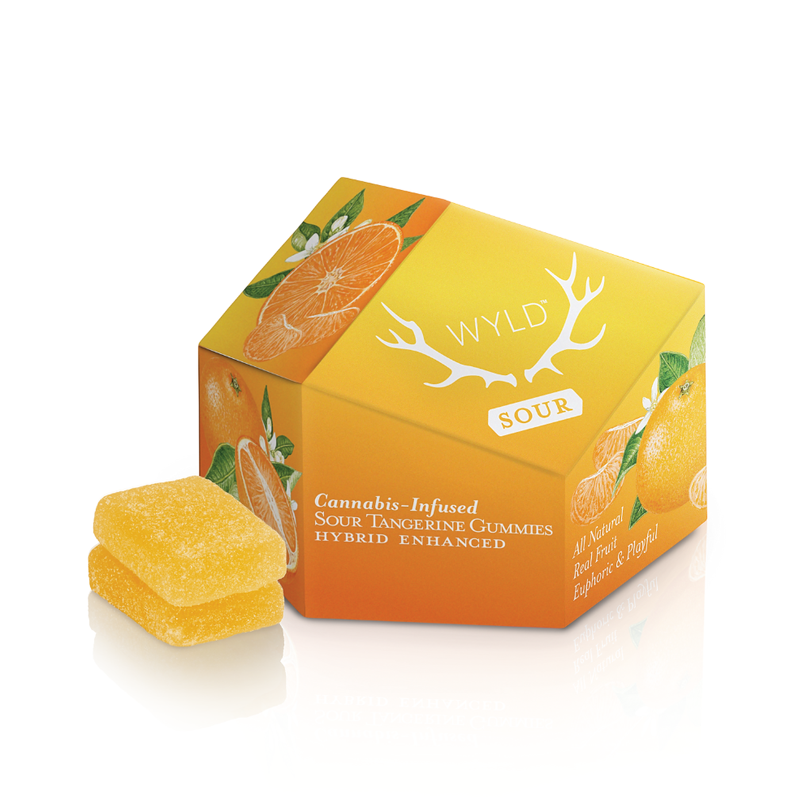 Photograph of Product: Wyld SOUR TANGERINE Hybrid Gummies