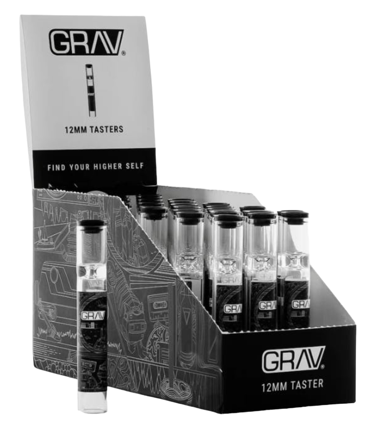 Photograph of product: GRAV Glass Taster Black
