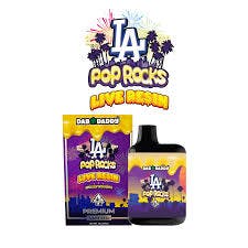 Photograph of product: LA Pop Rocks Live Resin Vape - 