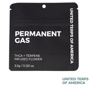 Photograph of product: Permanent Gas Infused Flower by United Terps of America