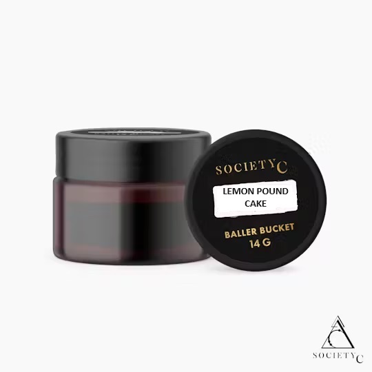 Photograph of product: Society C - Baller Bucket Badder 14g - Lemon Pound Cake