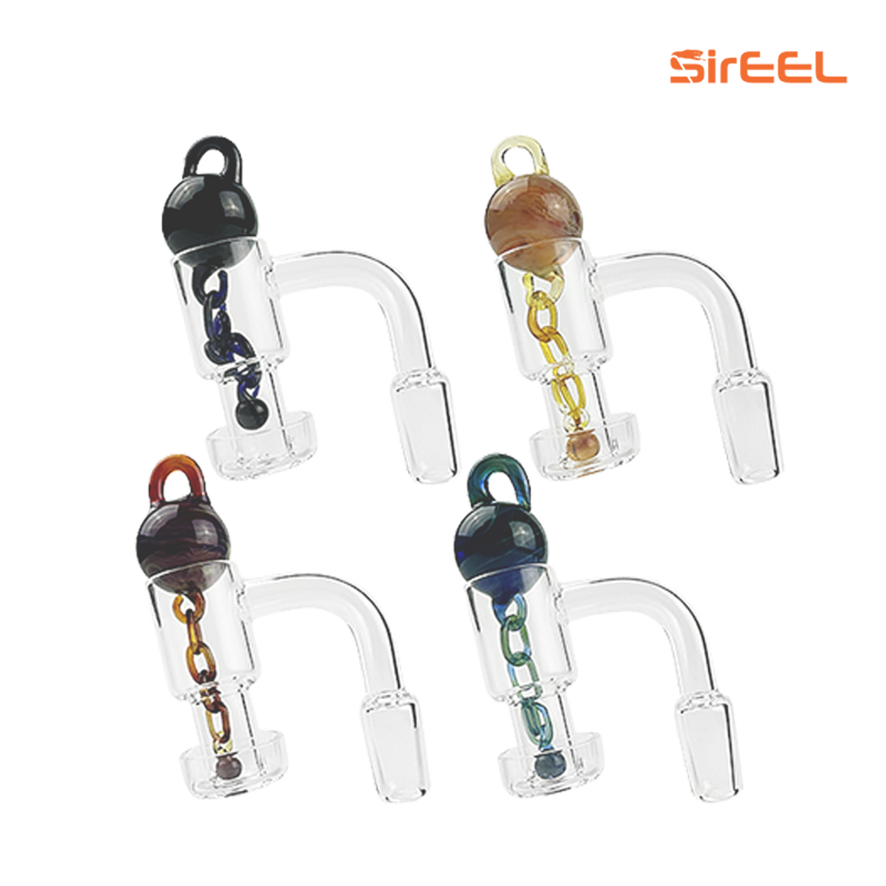 Photograph of product: SirEEL - Ball & Chain Quartz Terp Slurper Set (14mm Male)
