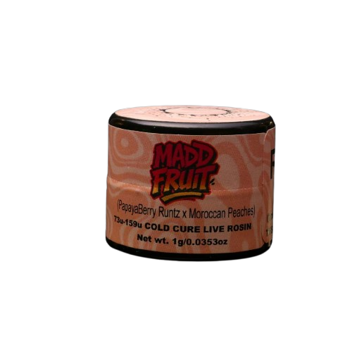 Photograph of product: Rosin Tech Labs | Madd Fruit Cold Cure Rosin | 1g