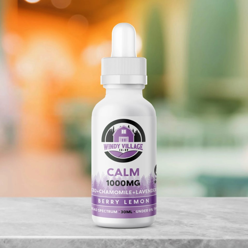 Photograph of product: CBD Tincture | Calm | Berry Lemon | 2000mg CBD | 30ml